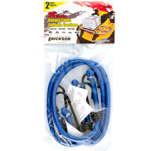 Erickson 2-Pack Standard Bungee Cord, 24in