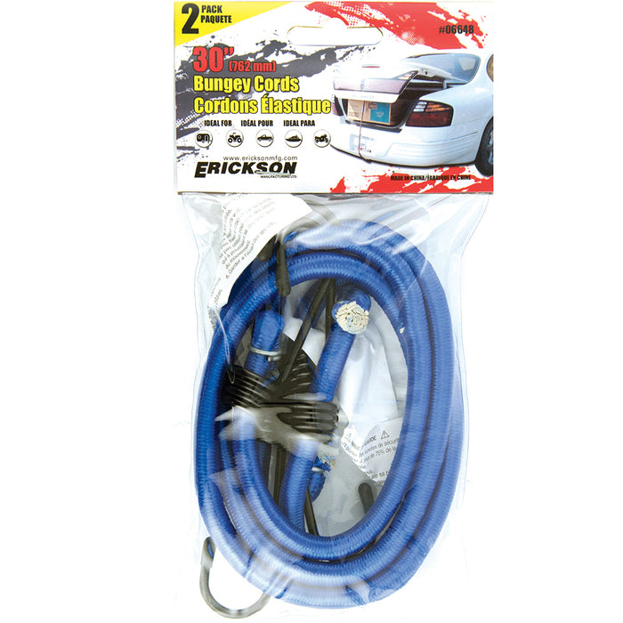Erickson 2-Pack Standard Bungee Cord, 30in