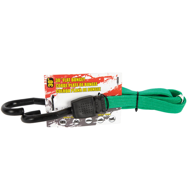 Erickson Flat Bungee Cord, 30in 30IN