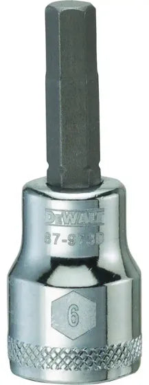 Dewalt 6 MM x 3/8 IN. Hex Bit Socket MM /  / 6