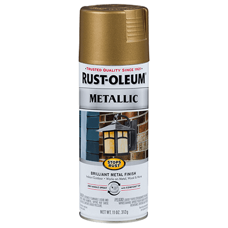 RUST-OLEUM 12 OZ Stops Rust Metallic Spray Paint - Champagne Bronze CHAMPAGNE_BRONZE