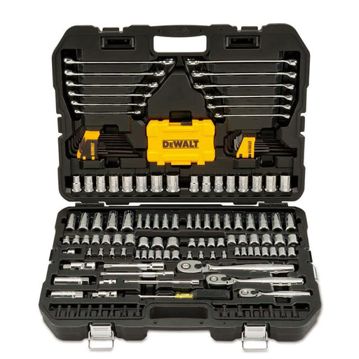 Dewalt 1/4 IN., 3/8 IN. and 1/2 IN. Drive Polished Chrome Mechanics Tool Set - 168 PIECE