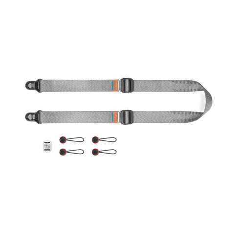 PEAK DESIGN SLIDELITE MIRRORLESS CAMERA STRAP ASH