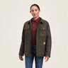 Ariat Women's Rebar DuraCanvas Sherpa-Lined Coat ole / M