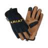 Ariat Men's FlexPro Driver Work Glove Brown/Black