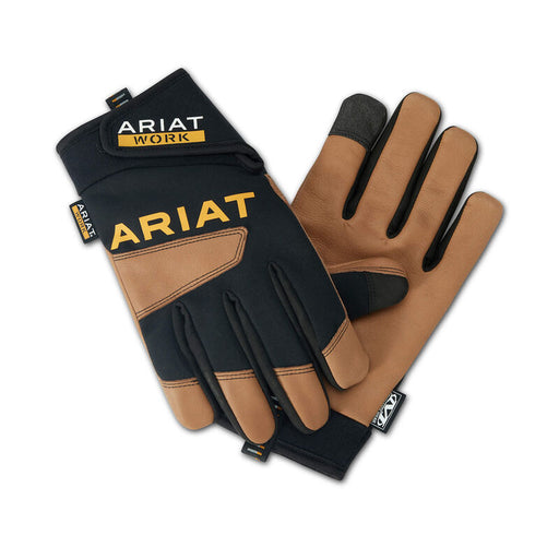 Ariat Women's FlexPro Waterproof Work Glove Brown/Black