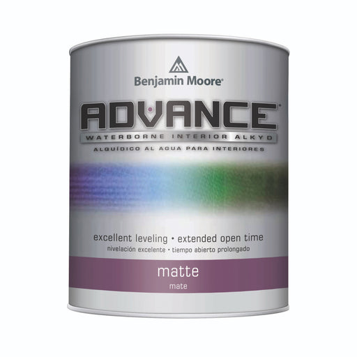 Benjamin Moore QT Advance Waterborne Interior Alkyd Paint - Matte Finish / MATTE