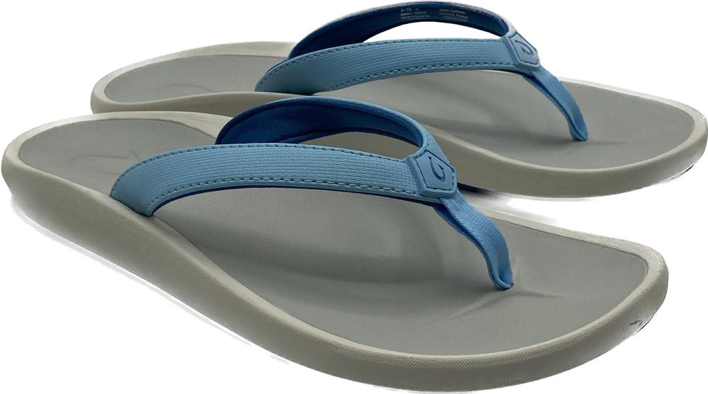 Olukai Women's Pi'oe Sandal LANAI_BREEZE/MST_GRY