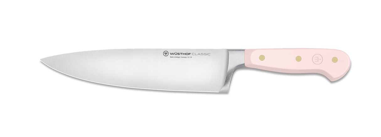 WUSTOF-TRIDENT OF AMERICA KNIFE CHEFS CLASSIC PINK SEA SALT 8IN