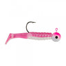 Johnson Swimming Paddletail | 1/4 oz | 2/0 | Model #SP2C1/4-WMPR Pink/White