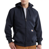 Carhartt Men's Rain Defender Loose Fit Midweight Logo Graphic Sweatshirt 472 naw navy