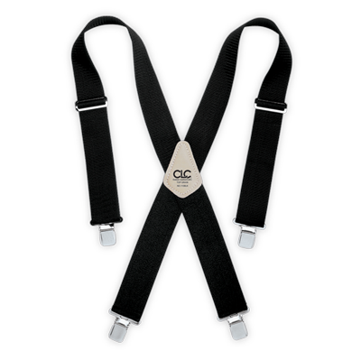 CLC Black HD Work Suspenders