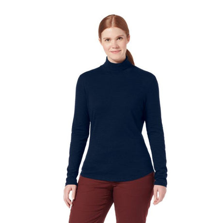 Royal Robbins Women`s Vacationer Turtleneck L/s Naval