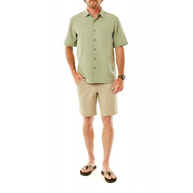 Royal Robbins Men's Desert Pucker Dry S/S Lt Olive