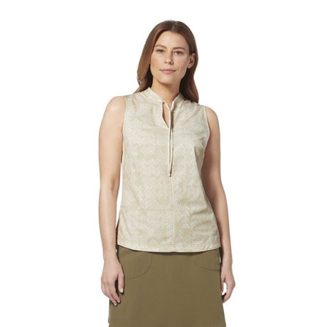 Royal Robbins Women's Spotless Traveler Tank Creme Acadia Pt