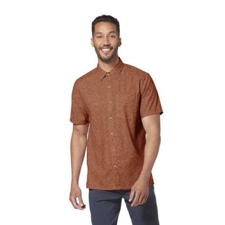 Royal Robbins Men's Hempline S/S Bombay Brown