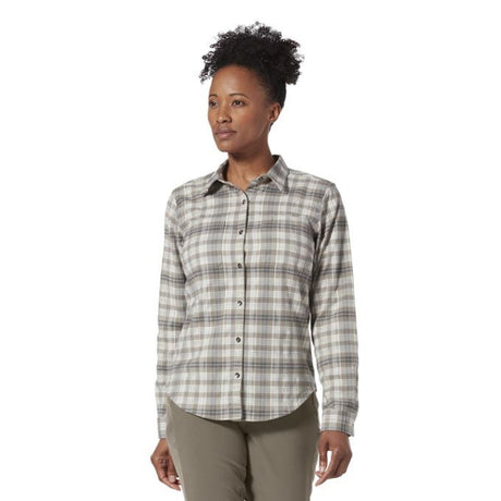 Royal Robbins Women's Thermotech Flannel Silver Birch Picchu