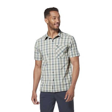 Royal Robbins Men's Spotless Plaid S/S oapstone / S