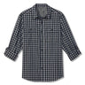 Royal Robbins Men's Bug Barrier Vista Dry Plaid L/S Navy