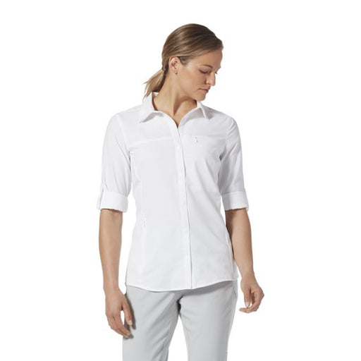 Royal Robbins Women's Bug Barrier Expedition Pro L/S White