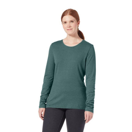 Royal Robbins Women's Vacationer Stripe Tee L/S Sea Pine