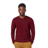 Royal Robbins Men's Venturelayer 200 Henley L/S Burnt Grape Htr