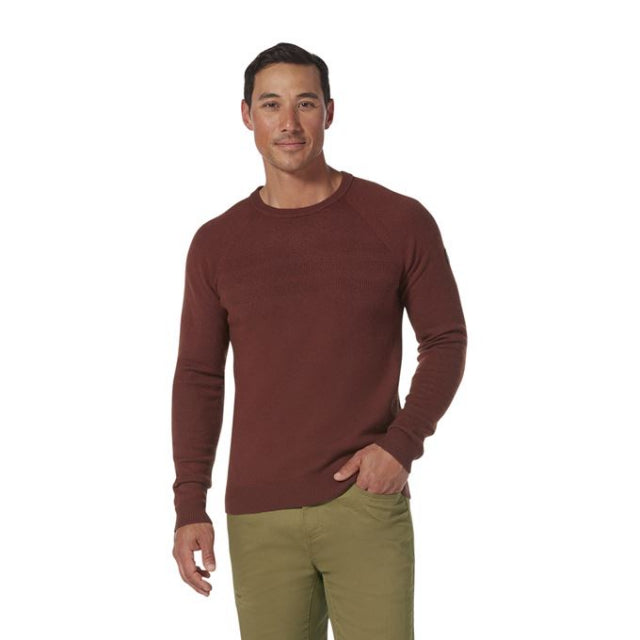 Royal Robbins Men's Ventour Sweater Red Rock Htr