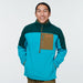 Cotopaxi Men's Abrazo Half-Zip Fleece Jacket Deep Ocean/Mineral Blue