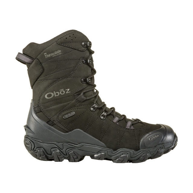 Oboz Men's Bridger 10" Insulated B-DRY Midnight Black