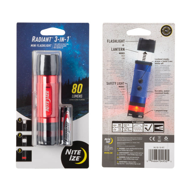 Nite Ize Radiant 3-in-1 Mini Flashlight