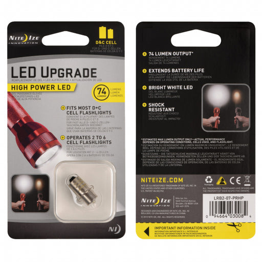 Nite Ize High Power LED Upgrade fits C + D Cell Flashlights
