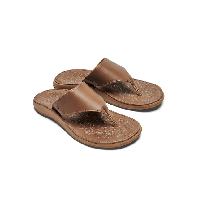 Olukai Women's Paniolo Lipi Tan / Tan