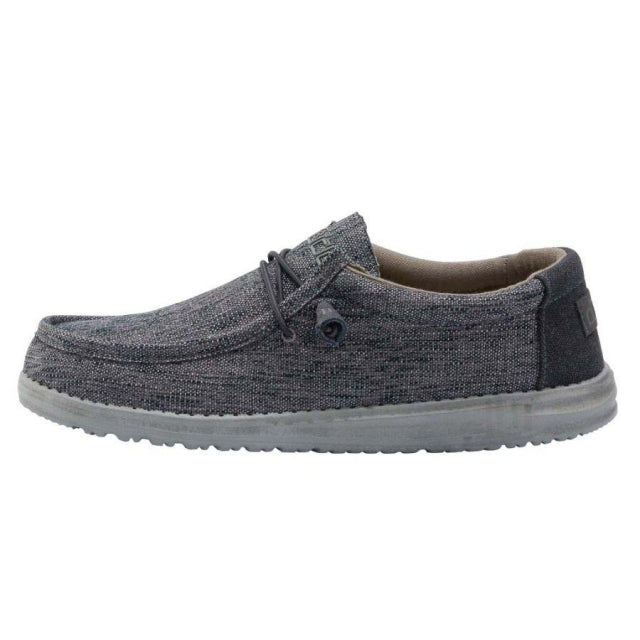 Hey Dude Men's Wally Woven Carbone - Carbon Carbon