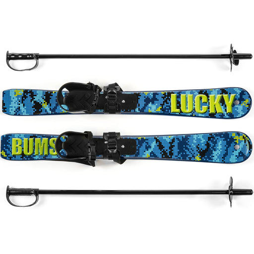 LuckyBums Beginner Snow Skis Poles Set, Blue BLUE /  / 70CM