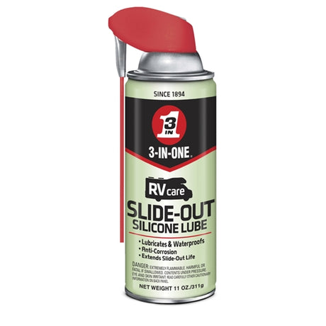 WD-40 3-In-One RV Slide-Out Silicone Lubricant, 11oz