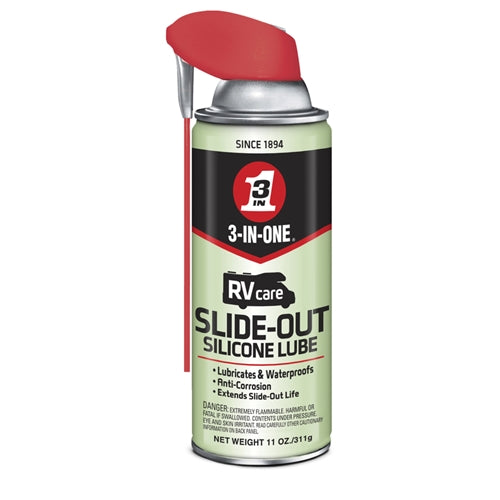 WD-40 3-In-One RV Slide-Out Silicone Lubricant, 11oz