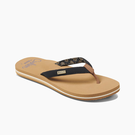 Women's Reef Cushion Sands Sandal Black/Tan /  / M