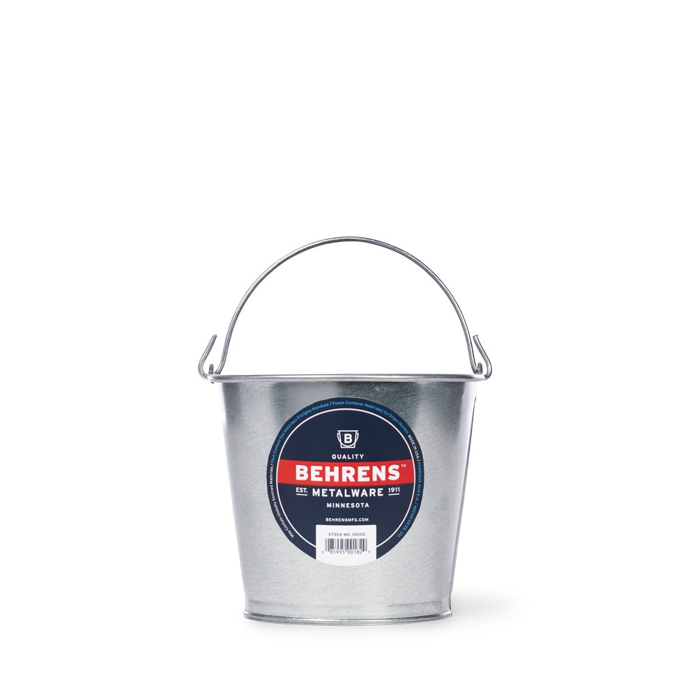 Behrens Galvanized Steel Pail, 2 Quart