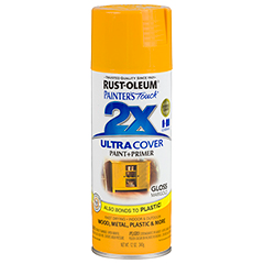 RUST-OLEUM 12 OZ Painter's Touch 2X Ultra Cover Gloss Spray Paint - Gloss Marigold MARIGOLD