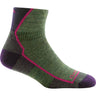 Darn Tough Women's Hiker 1/4 Midweight with Cushion Moss Heather