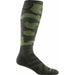 Darn Tough Men's Camo OTC Midweight with Cushion w/ Graduated Light Compression Forest