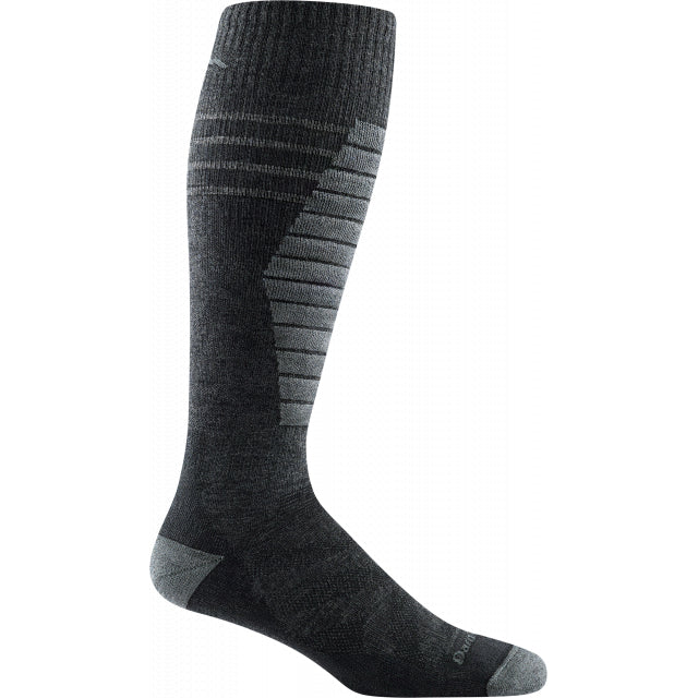 Darn Tough Edge OTC Midweight with Cushion w/ Padded Shin Charcoal