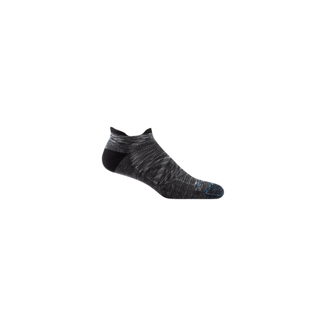 Darn Tough Run No Show Tab Ultra-Lightweight with Cushion Space Gray