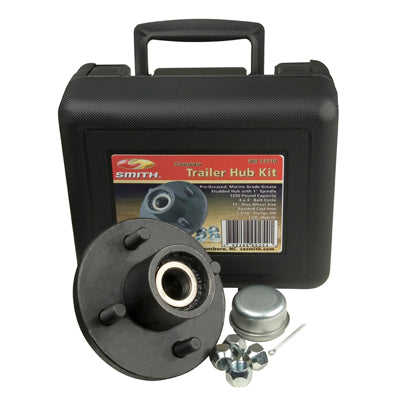 C.E. Smith Trailer Hub Kit 1in Spindle, 4 x 4in Stud; 1,250lb Capacity