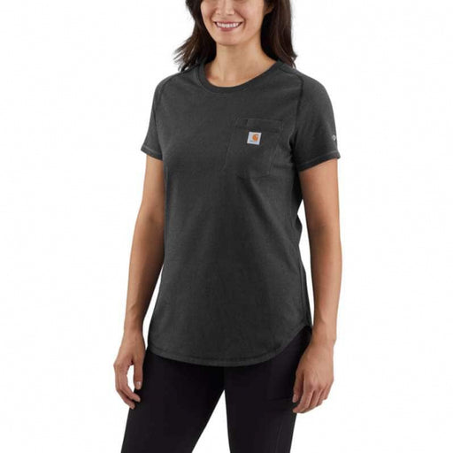 Carhartt Women's Force Relaxed Fit Medium Weight T-Shirt Carbon Heather