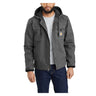 Carhartt Men's Relaxed Fit Washed Duck Sherpa-Lined Utility Softshell Jacket Grey