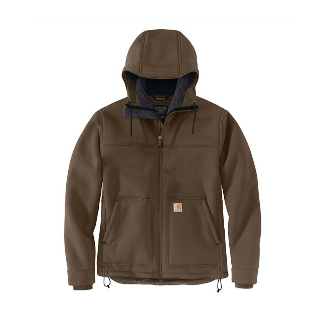 Carhartt Men's Super Dux Relaxed Fit Sherpa Lined Active Jacket Coffee / REG