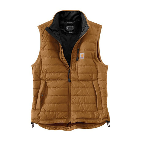 Carhartt Men's Rain Defender Relaxed Fit Lightweight Insulated Vest Brn carharttbrown