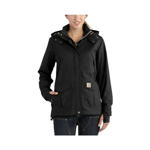 Carhartt Women's Shoreline Rain Jacket Black