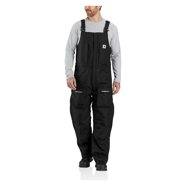 Carhartt Men's Yukon Extremes Insulated Overalls Black